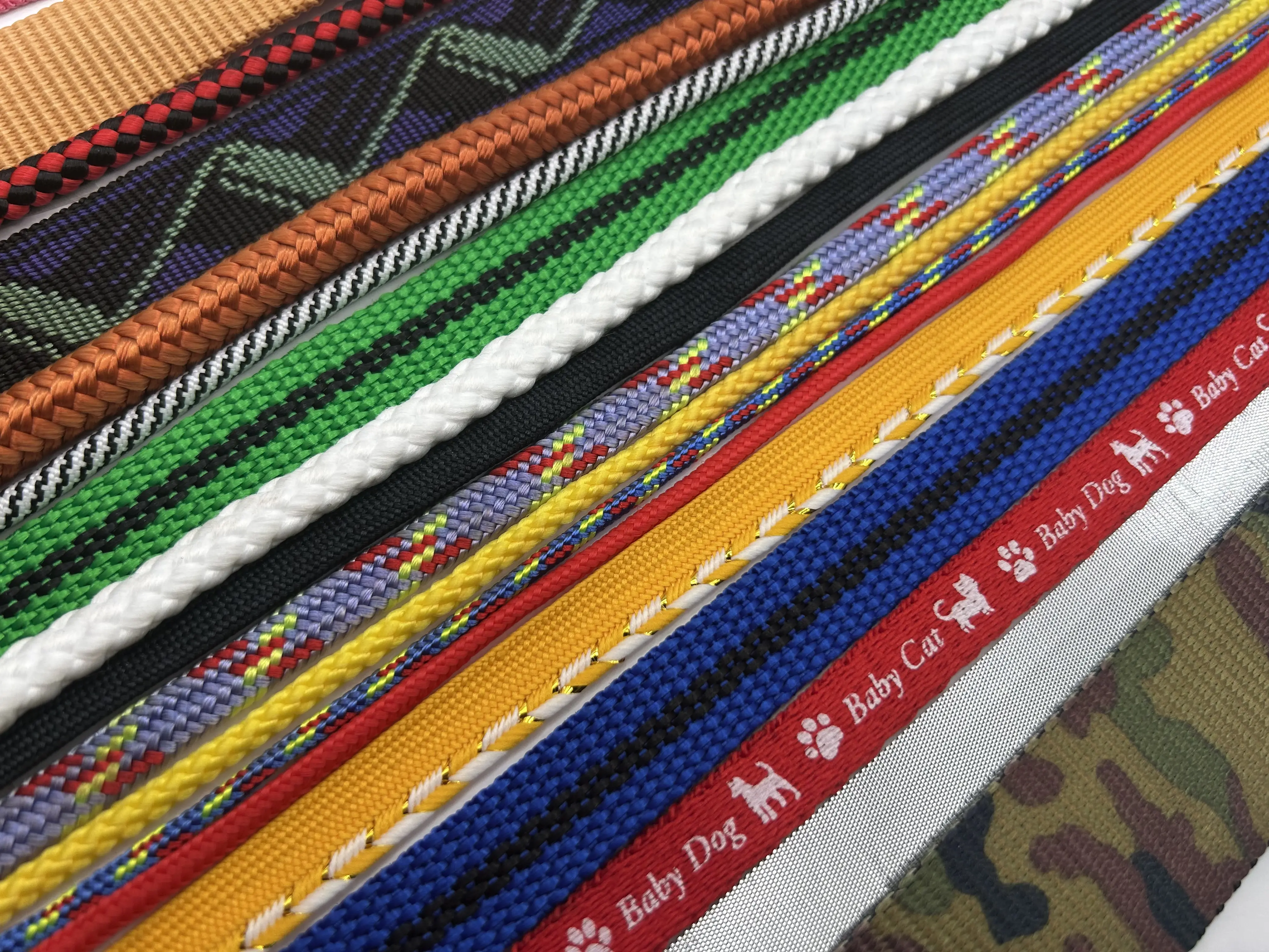 Webbing specs and materials