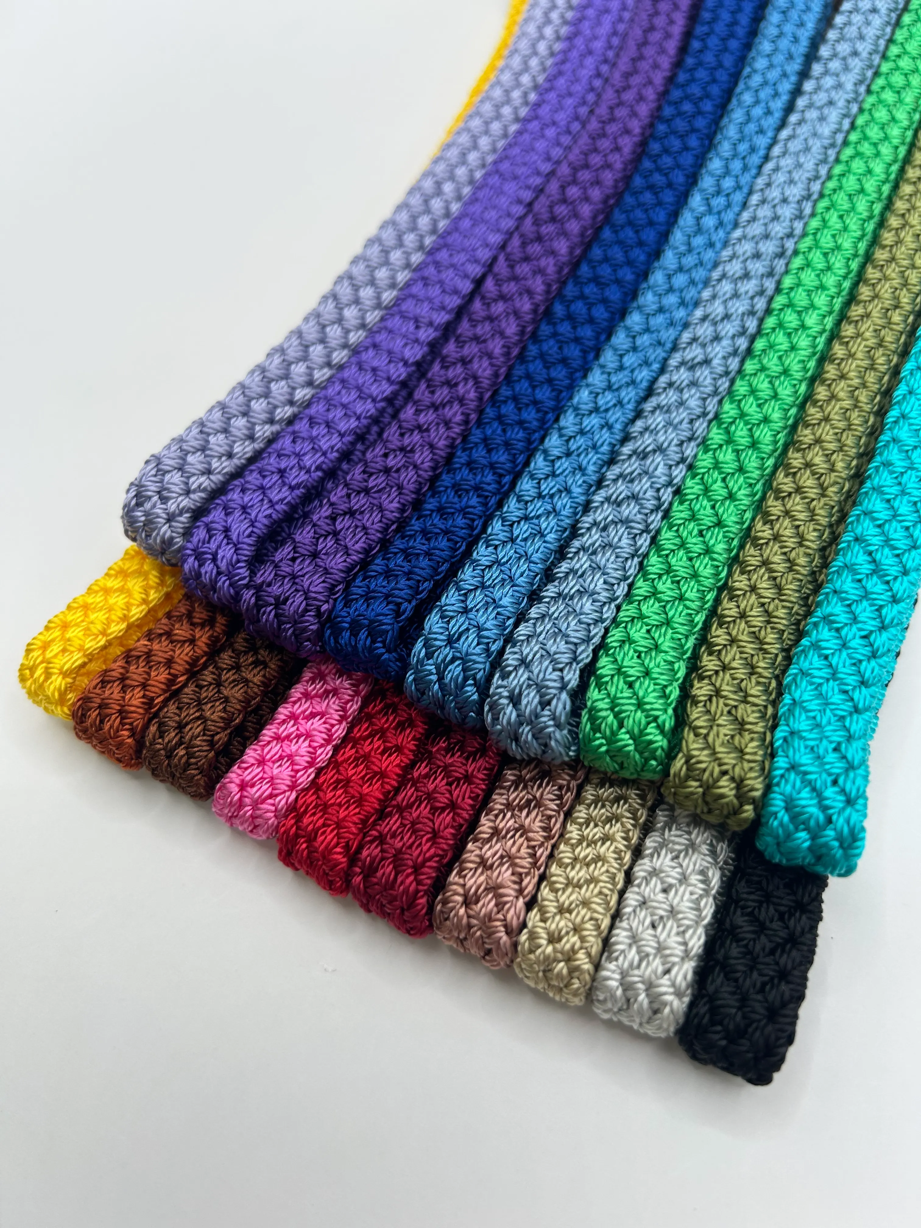 Nylon cords in various colors